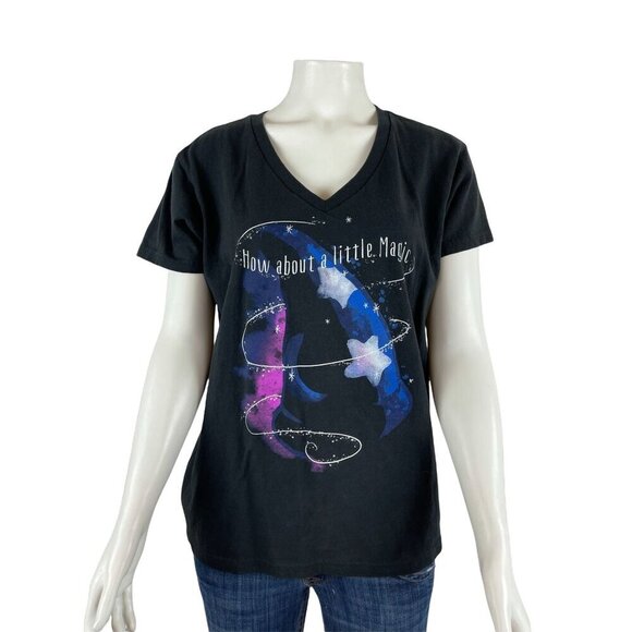 Tops - Disney Fantasia Short Sleeve T-Shirt Womens Medium Black Magic Hat